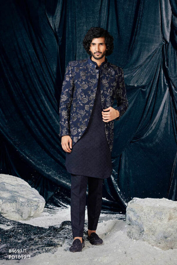 blue open jodhpuri