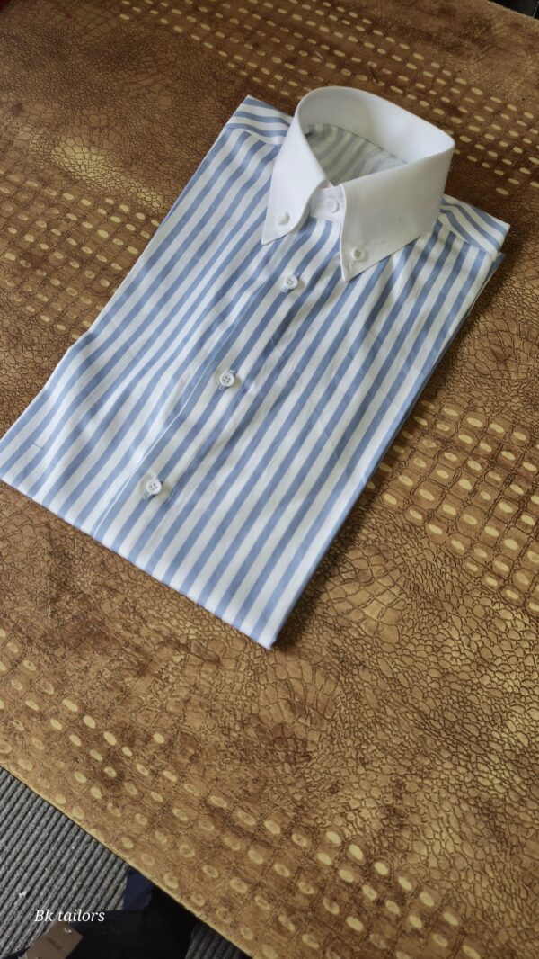 white striped shirt