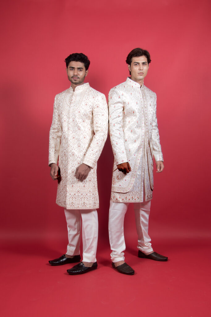 Ivory Sherwani for Groom