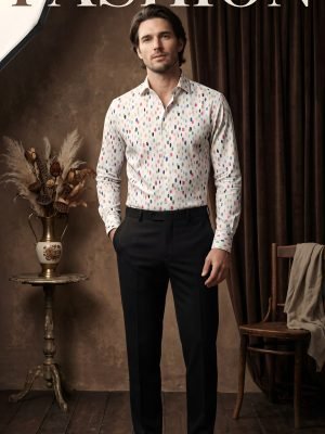 printed shirt for menPrint Cotton Shirt