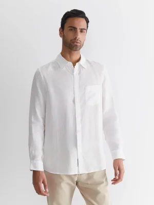 Premium White Linen Shirt